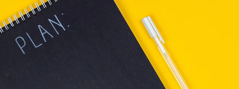 Notizbuch mit weißem Stift